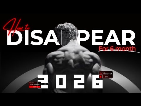 How to Disappear and Transform yourself  in 2026 (পার্ট-২)