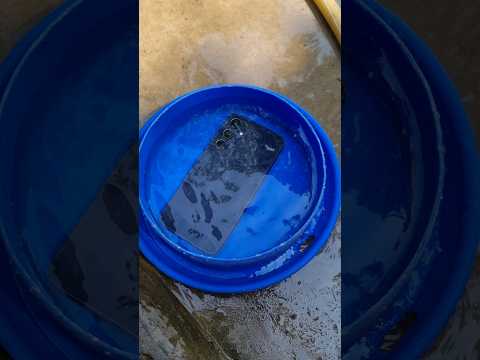 galaxy A35 water 💦 test #samsung