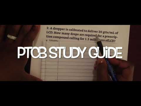 PTCB Exam Prep. Pharmacy calculations.