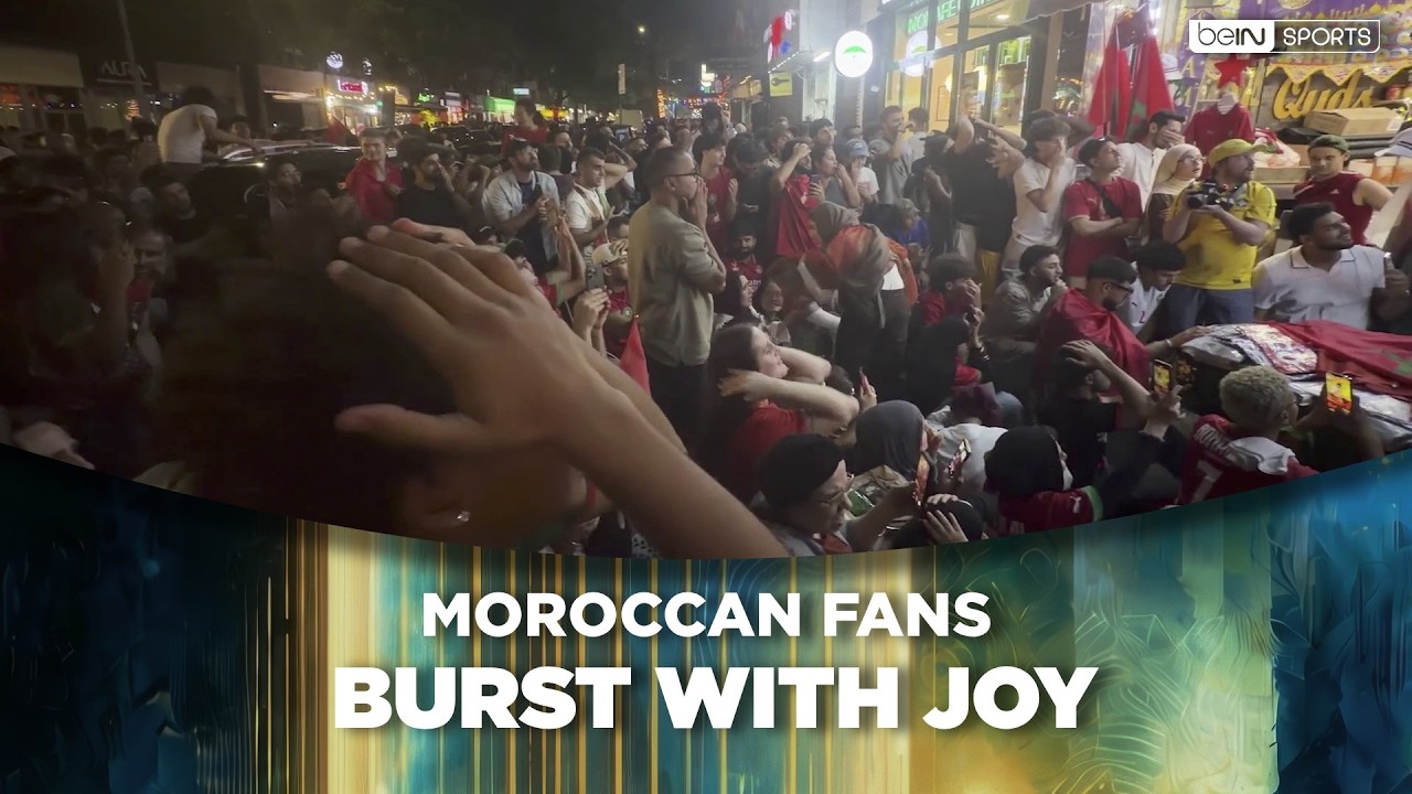 Morocco Fans Celebrate in New York After Reaching the Round of 16 | beIN SPORTS USA