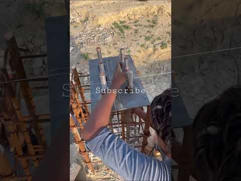 Anchor bolts fitting #shortsvideo #trending #viral #reinforcement #warehouseproject #construction