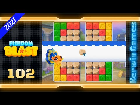 Fishdom Blast Level 102 - No Boosters - 32 moves (2021)