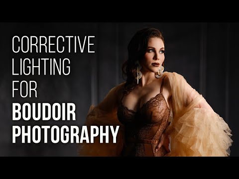 Korrekturbeleuchtung für Boudoir-Fotografie