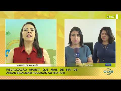 BOM DIA NEWS 21 01 2020  Mais de 50% de aÌreas sinalizam poluicão ao rio Poti