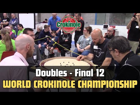 2024 World Crokinole Championship Doubles - Final Twelve - Hutchinson/Tracey v Carrafiello/Langill