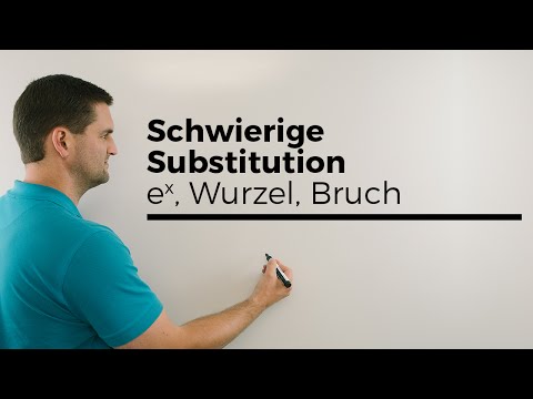 Schwierige Substitution mit e^x und Wurzel und Bruch, Integration, Integrale, Stammfunktion