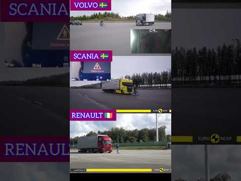 Thumbnail for Volvo vs. Scania vs. Renault: Which Truck Stops Fastest? 🚛🛑 #TruckSafety #AEB #Test