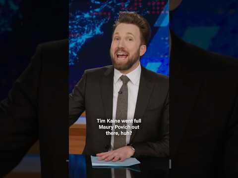 Tim Kaine went full Maury Povich during Hegseth's confirmation #dailyshow #PeteHegseth #TimKaine