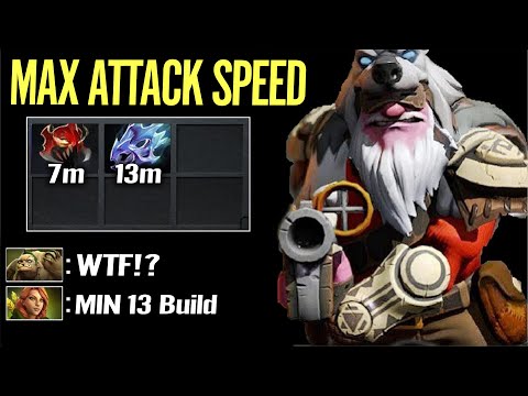 WTF Sniper Bought a Moon Shard at The 13m - Maximizing his attack speed New Meta Dota 2