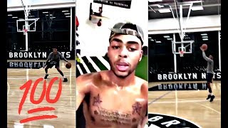 D'Angelo Russell Already Working Out For The Nets In Brooklyn | D'Angelo Russell Training Workout