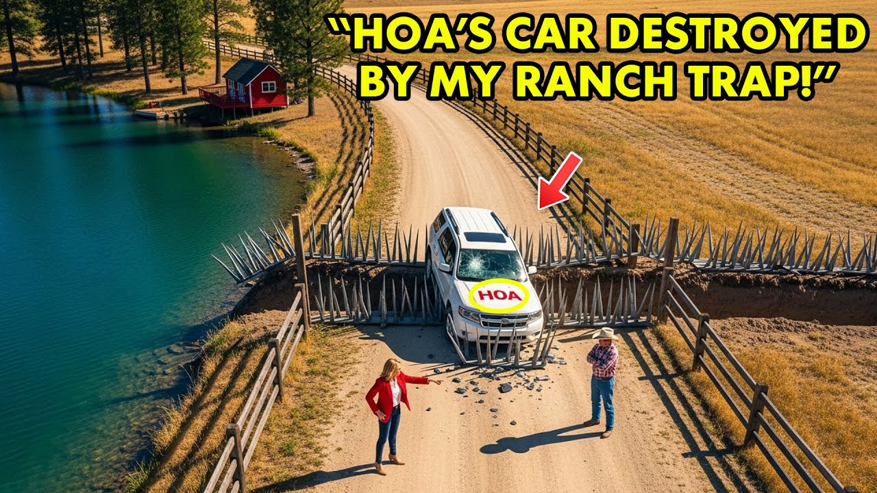 HOA Karen Kept Driving Through My Ranch Gate — So I Set a Trap They Never Saw Coming