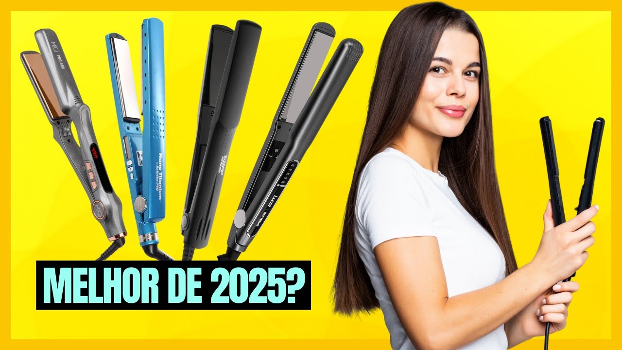 As 5 Melhores Chapinha/Prancha De Cabelo De 2025 // Profissional, Uso Domésticos, Custo Benefício 🥷🥷