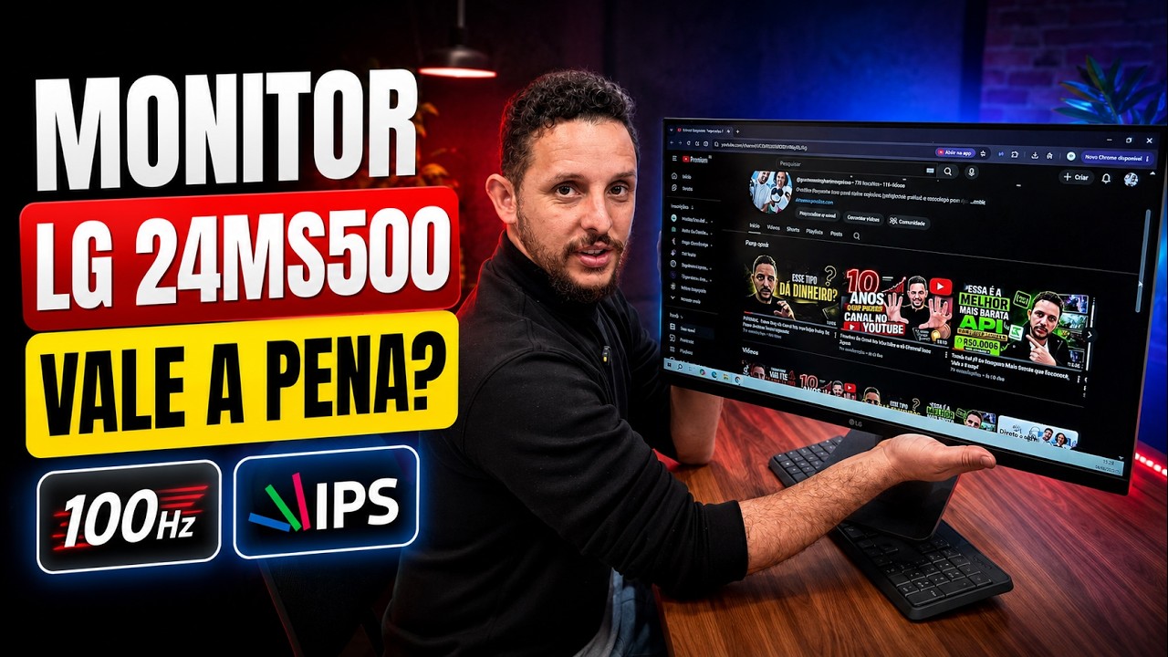 Miniatura da avaliação em vídeo de Monitor LG 27U511SB-B 27 Polegadas FHD