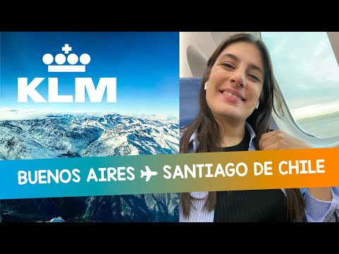 VUELO CON KLM HACIA SANTIAGO DE CHILE 🇨🇱 DESDE BUENOS AIRES 🇦🇷 ✈️