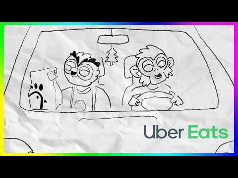 Vanoss Animated Scribbles - Vanoss & Lui's Uber Eats Social Experiment