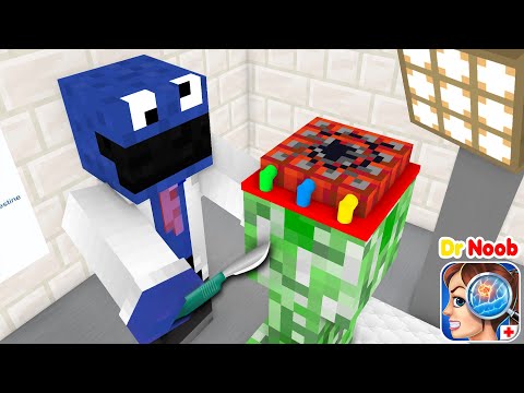 Monster School - Surgery Challenge (Dr. Noob) - Minecraft Animation