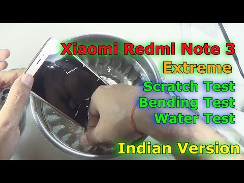 [Hindi-Audio]-Dead Xiaomi Redmi Note 3 Extreme Scrach, Bending & Water Test Video