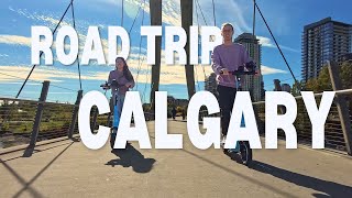 【カナダ生活】弾丸でカルガリーまでロードトリップ！🌄🚗絶対行くべきおすすめスポット満載のPart１👀Spontaneous Road Trip to Calgary!! (Part 1)