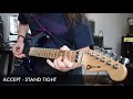Accept - Stand Tight (Wolf Hoffman) Solo Cover by Sacha Baptista
