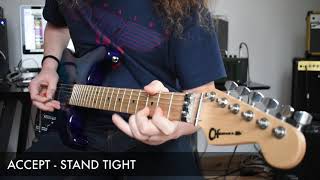 Accept - Stand Tight (Wolf Hoffman) Solo Cover by Sacha Baptista