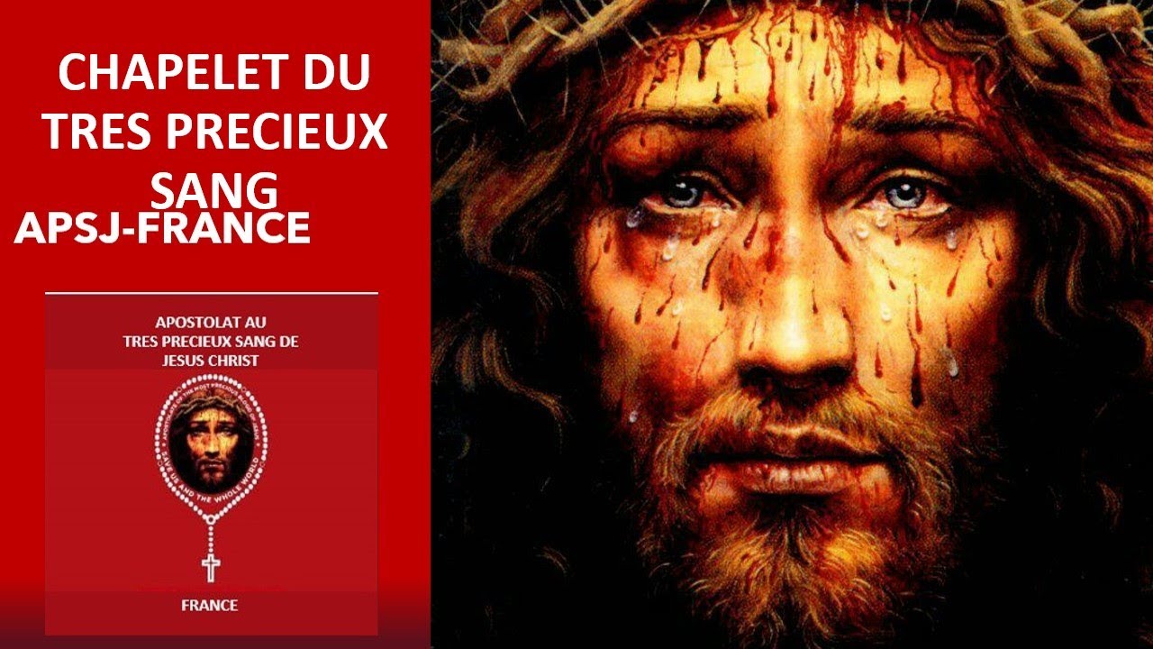 LE CHAPELET DU PRECIEUX SANG DONNE PAR JESUS