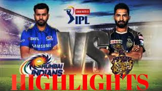 MI VS KKR || HIGHLIGHTS IPL 2021|| KKR VS MI