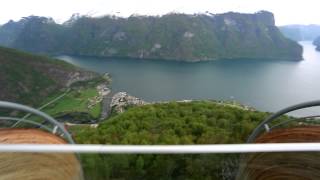 preview picture of video 'Amazing viewing platform at Stegastein, Aurlandsfjellet'