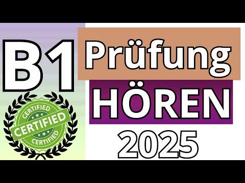 G.A.S.T - B1 Prüfung - Hören Übungssatz - G.A.S.T DTZ 2025 TEST
