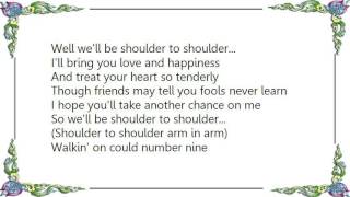 George Jones - Shoulder to Shoulder Lyrics