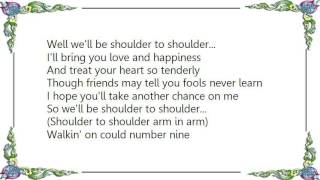 George Jones - Shoulder to Shoulder Lyrics