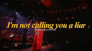 I'm not calling you a liar | florence and the machine | live symphony of lungs | traducida español