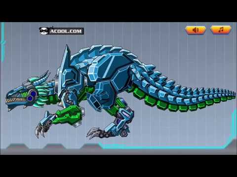 Dino Robot Toy Dinosaurs Velocilaptor Transformation | Toy Robot War