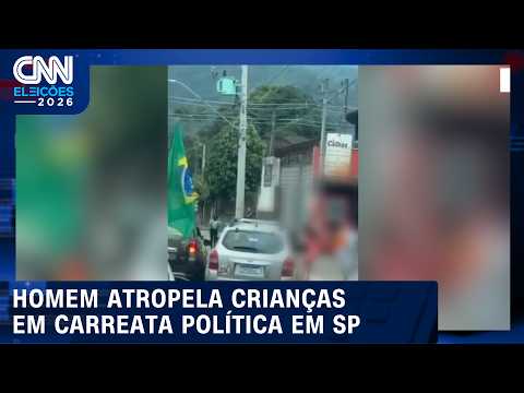 Homem é preso por atropelar crianças em carreata política em Ilhabela (SP) | CNN ELEIÇÕES