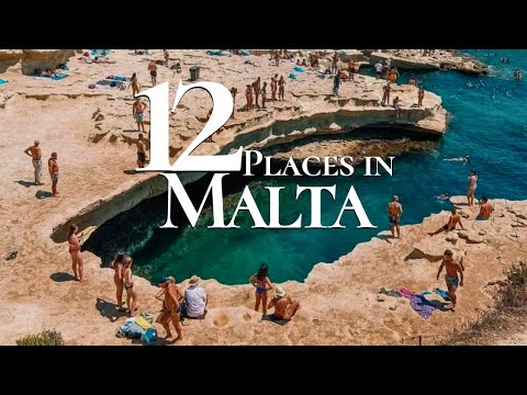 12 Most Beautiful Places to Visit in Malta 4K ???????? | Valletta | Marsaxlokk