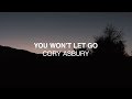 You Won't Let Go