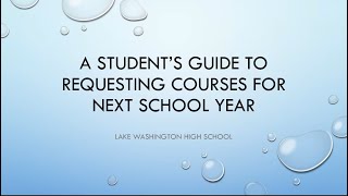 Skyward Online Course Registration Directions