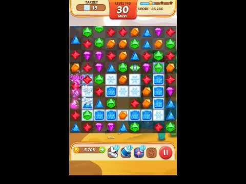 Jewel Match King Level 146 - Walkthrough ( No Booster )