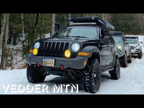 JEEP LIBERTY KJ | VEDDER MOUNTAIN | RESCUE RECOVERY DAY (feat. JL 4XE, 4Runner)