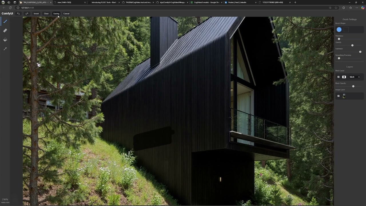 Archviz x AI Free ComfyUI FLUX.TOOLS x COGVIDEOX Workflow - Showcase