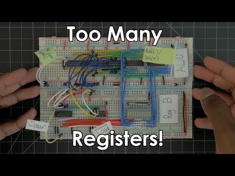 Registers for our CPU | 8 Bit CPU