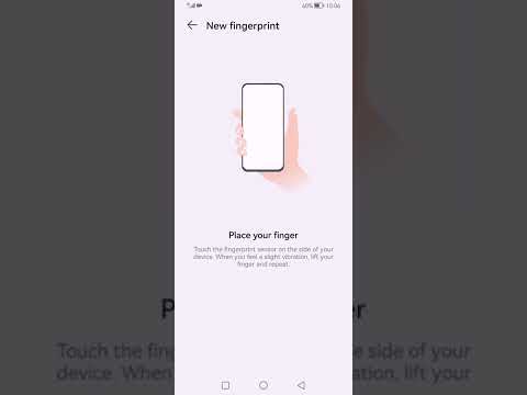 How to use fingerprint on Huwaei nova Y70 plus nova 8. nova 9. Y7p Y6p mate 40 pro all Huwaei phones