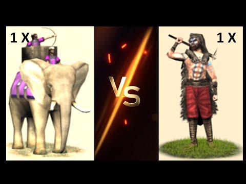 Can a War Elephant unit stomp a Berserker unit?