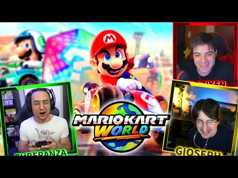 SUBITO il VIDEO PIU DIVERTENTE di SEMPRE sul NUOVO MARIO KART WORLD 😂 GIOSEPH e TUBE in LACRIME! ITA