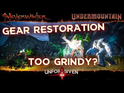 Neverwinter Mod 16 - Runic Encounters Gear Restoration Hard Grind Barbarian (1080p) Video