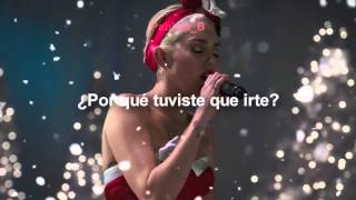 Miley Cyrus - My Sad Christmas Song  (Subtitulada al español)