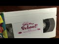 Barney Let S Play School 1999 VHS