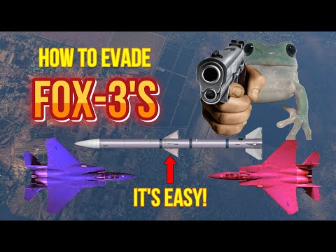 How to Dodge Fox-3 Missiles! IT'S EASY!!!