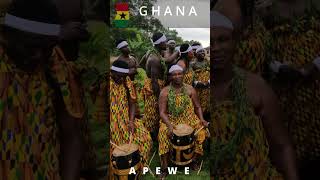 MASTER DRUMMERS CHANTING, TALKING DRUMS OF GHANA