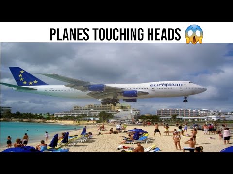 PLANES TOUCHING HEADS | St.Marten Beach