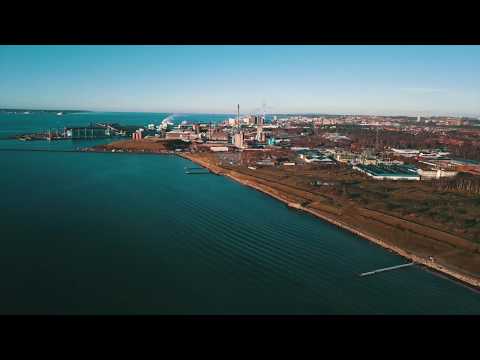 DJI Mavic pro. Helsingborg from above